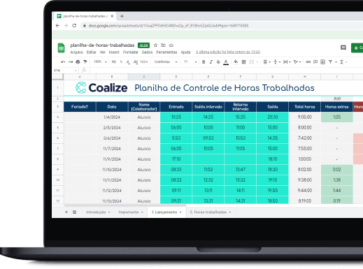 Baixe grátis nossa Planilha de Cálculo e Banco de Férias